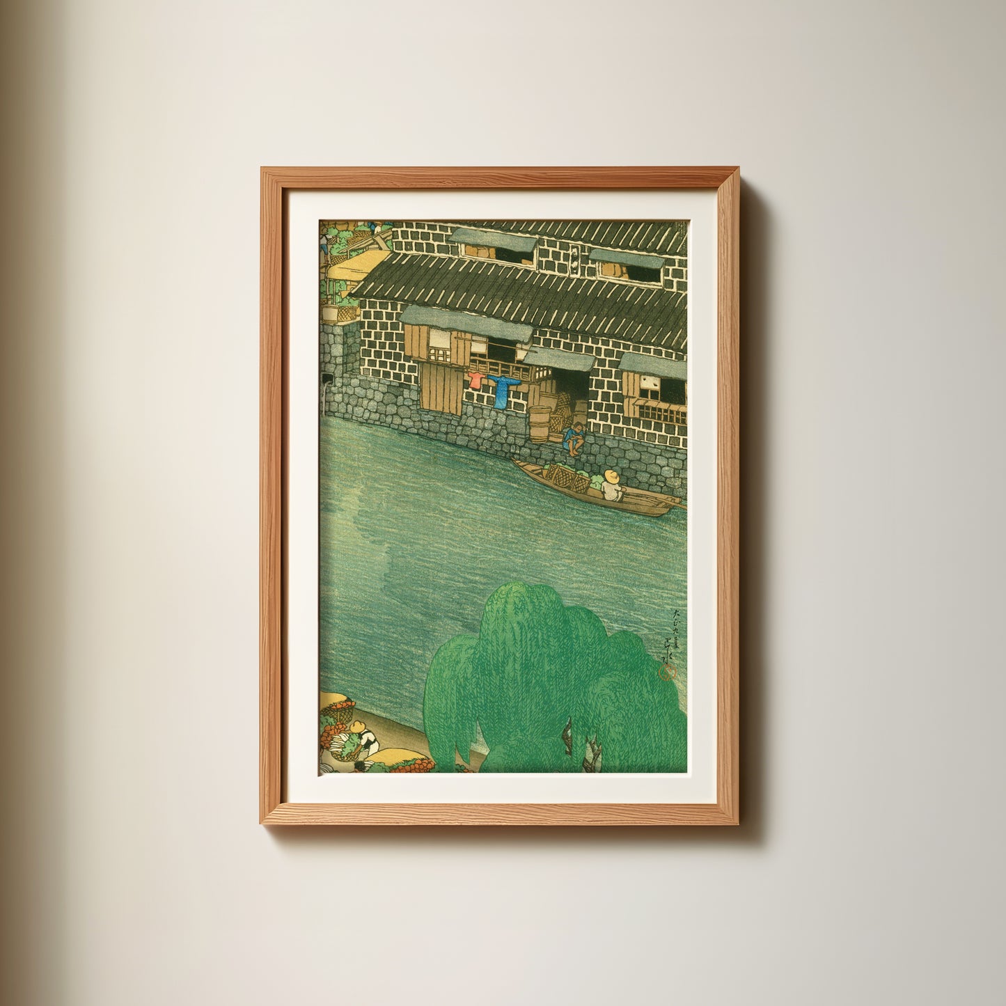 set of 2 - Kawase Hasui ,Japanese Art, 12×18inches (11×17＋margin), Made in Japan,Woodblock Print, Ukiyo-e, Shipping free, 003